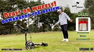 Golf Show Episode 48  PowaKaddy CT6 Compact Trolley review  Rory McIlroy exclusive Giveaway [upl. by Latrina983]