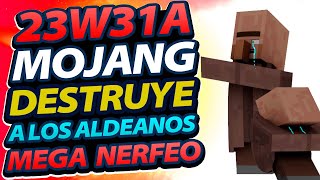 23W13A  Mojang CAMBIA a los aldeanos para siempre Adiós encantamientos y tradeos a una esmeralda [upl. by Jeralee]