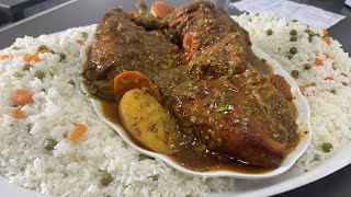 Curry ganare au lait de coco hohhnekhna contact poissonnerie 763418493 [upl. by Mathe238]