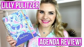 LILLY PULITZER AgendaPlanner Review  20162017 [upl. by Selemas]