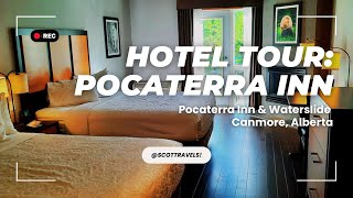 🛏️ CANMORE  Hotel Room Tour Pocaterra Inn amp Waterslide [upl. by Nared]