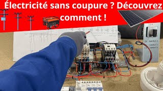 Installation multisource  Électricité solaire Groupe électrogène EDF – Guide complet avec schéma [upl. by Bernadene]