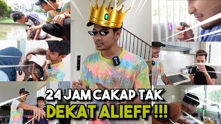 24 Jam Cakap  Tak  Dekat Alieff  Bella Kena CIUM B0NTT KUCING [upl. by Spalla521]