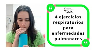 👉 Ejercicios respiratorios para bronquiectasias y otras enfermedades pulmonares cómo expulsar moco [upl. by Atirhs]