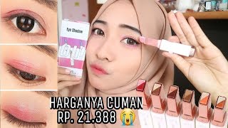 Review Novo Double Color Eyeshadow 20ribuan  Yuny Isnaini [upl. by Shulman]