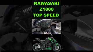 Kawasaki Z1000 Top Speed  status subscribe superbike [upl. by Baerl813]