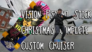 I Built My Dream 80s Deck  A Vision Psycho Stick Reissue Christmas Complete Custom Cruiser [upl. by Karp835]