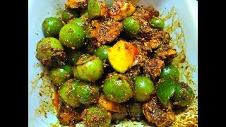 Lasode Ka Achaar Recipe  Rajasthani Gunda Pickle Recipe  गुंदे का अचार [upl. by Atterbury77]