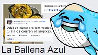 Las MEJORES RESPUESTAS al Juego de la Ballena Azul 3 😂 EDICIÓN RESTAURANTE [upl. by Acissehc138]