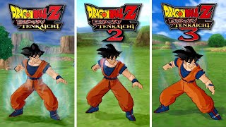 Comparing The Budokai Tenkaichi Trilogy [upl. by Ardnyk]