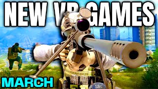 NEW VR GAMES IN MARCH New Quest 2 Meta Quest 3 PSVR2 amp PCVR Games [upl. by Lehcem531]