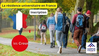 Le Crous  Les inscriptions aux cités universitaires en France ont commencé campusfrance crous [upl. by Ramirol]