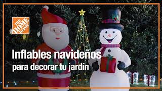 Inflables navideños Navidad The Home Depot Mx [upl. by Shields881]