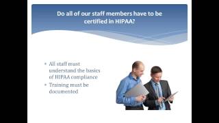 Meeting the HIPAA Training and BA Requirements [upl. by Lidia]