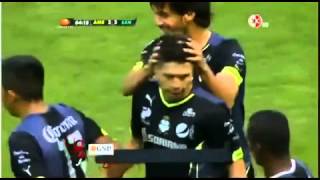 Golazo de Oribe Peralta vs América CLAUSURA 2014 [upl. by Yenar]