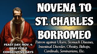 St Charles Borromeo Novena Patron of Obesity against Ulcers Stomach Diseases IntestinalDisorder [upl. by Cob886]