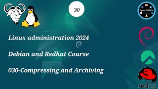 030Compressing and Archiving  Linux Course 2024 [upl. by Lynnette66]