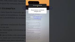 Tesouro IPCA vs Título de Inflação dos EUA investimentonoexterior [upl. by Aidile828]