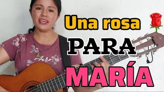 Una rosa para María acordes 8 Septiembre 2023 Canto para la NatividaddelaVirgenMaría [upl. by Noswal]