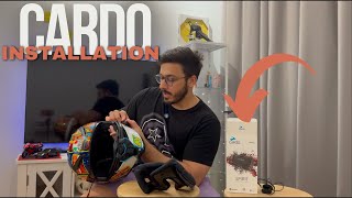 How to Install CARDO in Your Helmet  StepbyStep Guide  Pakistani Motovlogger [upl. by Runkle923]