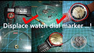 watch dial marker repair [upl. by Hodosh]