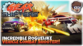 INCREDIBLE ROGUELIKE VEHICLE COMBAT SHOOTER  Lets Try Gearshifters  Gameplay [upl. by Emmie]