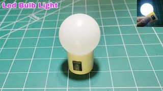 How To Make Rechargeable Led Bulb Light At Home [upl. by Caplan]