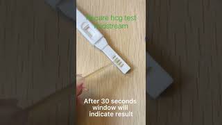 How to use Recare hcg pregnancy test midstream We are professional rapid test factory follow us [upl. by Annunciata]