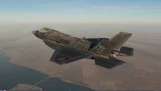 DCS F35A first Stunt flight over Persian Gulf [upl. by Gemmell]