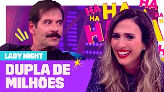 Leandro Hassum e Tatá Werneck testam afinidade  Lady Night  Humor Multishow [upl. by Aitnuahs651]