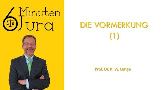 Die Vormerkung 1 [upl. by Rior]