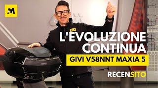 GIVI MAXIA 5 Ecco il nuovo bauletto da 58 litri top di gamma  Recensito [upl. by Ibrahim222]