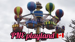 PNE Playland 2023 Vancouver BC Canada 🇨🇦Amusement Park Manoo Creations [upl. by Cohlette]