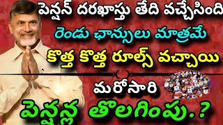 కొత్త పెన్షన్ తేది  పెన్షన్ ల వెరిఫికేషన్  పెన్షన్ లో మార్పులు  NTR Barosa Pension Scheme [upl. by Adnahsed]