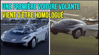 AIRCAR Une première voiture volante vient d’être homologué  Voiture volante [upl. by Darda]