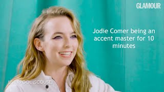 Jodie Comer being an accent master for 10 minutes [upl. by Leno]