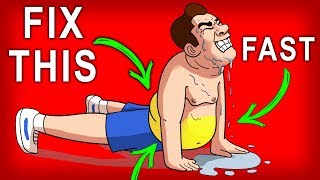 5 At​​Home Exercises ​to ​Lose Belly Fat CRAZY FAST [upl. by Epifano]