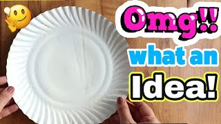 Best out of waste paper plates crafts  Easy paper plate crafts  disposable plate Crafts [upl. by Isaiah]