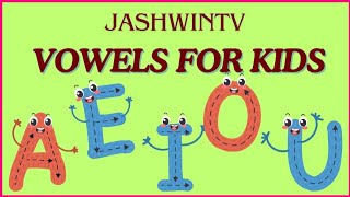 Vowels  Learn Vowels with Fun Examples  A E I O U [upl. by Davina992]