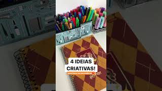 4 IDEIAS DE TÍTULOS FÁCEIS PARA DECORAR O CADERNO [upl. by Dnalevelc]