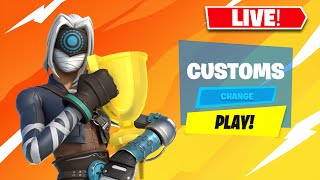 🔴 CHAPTER 5 FORTNITE CUSTOMS SCRIMS LIVE PRIZES 🎁 CUSTOM MATCHMAKING SEASON 1 [upl. by Macmillan219]