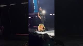 Madonna crashes to stage midsong in Seattle concert mishap ‘Somebody getn fired’ shorts [upl. by Ymiaj]