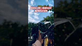 NS 200160 HEADLIGHT DRL MODIFICATION modification bikemodified shortsvideo trending ns200 [upl. by Folger308]