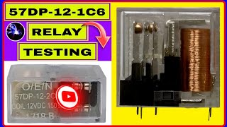 OEN HOW TO CHECK RELAY 57DP121C6 BY MULTIMETER  57DP121C6 RELAY CHECKING TESTING IN HINDI ✔️ [upl. by Jamin914]