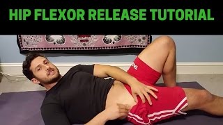 Iliacus Release Tutorial  Hip Flexor Release [upl. by Jason]