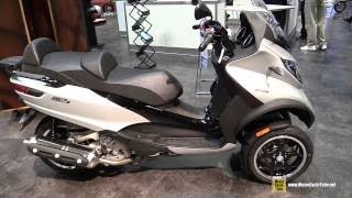 2017 Piaggio MP3 500 ie ABS Scooter  Walkaround  2016 AIMEXpo Orlando [upl. by Ophelia]