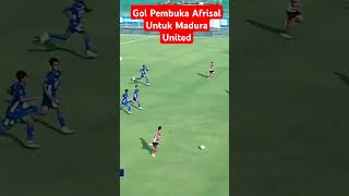 Gol Pembuka Untuk Madura United atas PSIS dicetak Afrisal maduraunited vs psissemarang liga1 [upl. by Aikmat]