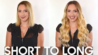 6 Tips for Blending Clip In Hair Extensions With Short Hair [upl. by Tuck]