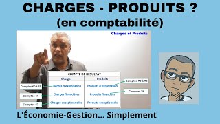 CHARGES et PRODUITS en comptabilité Simplement [upl. by Larcher523]