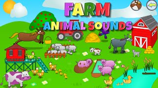 Farm  Animal Sounds [upl. by Nananne827]